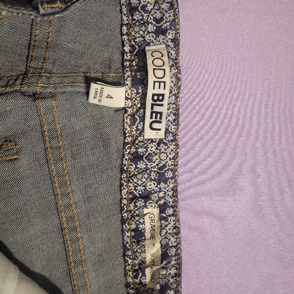 Code Bleu Blue Boyfriend Jeans - Picture 3 of 11